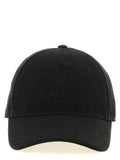 Saint Laurent Black Cotton Cap (Baseball Hat)