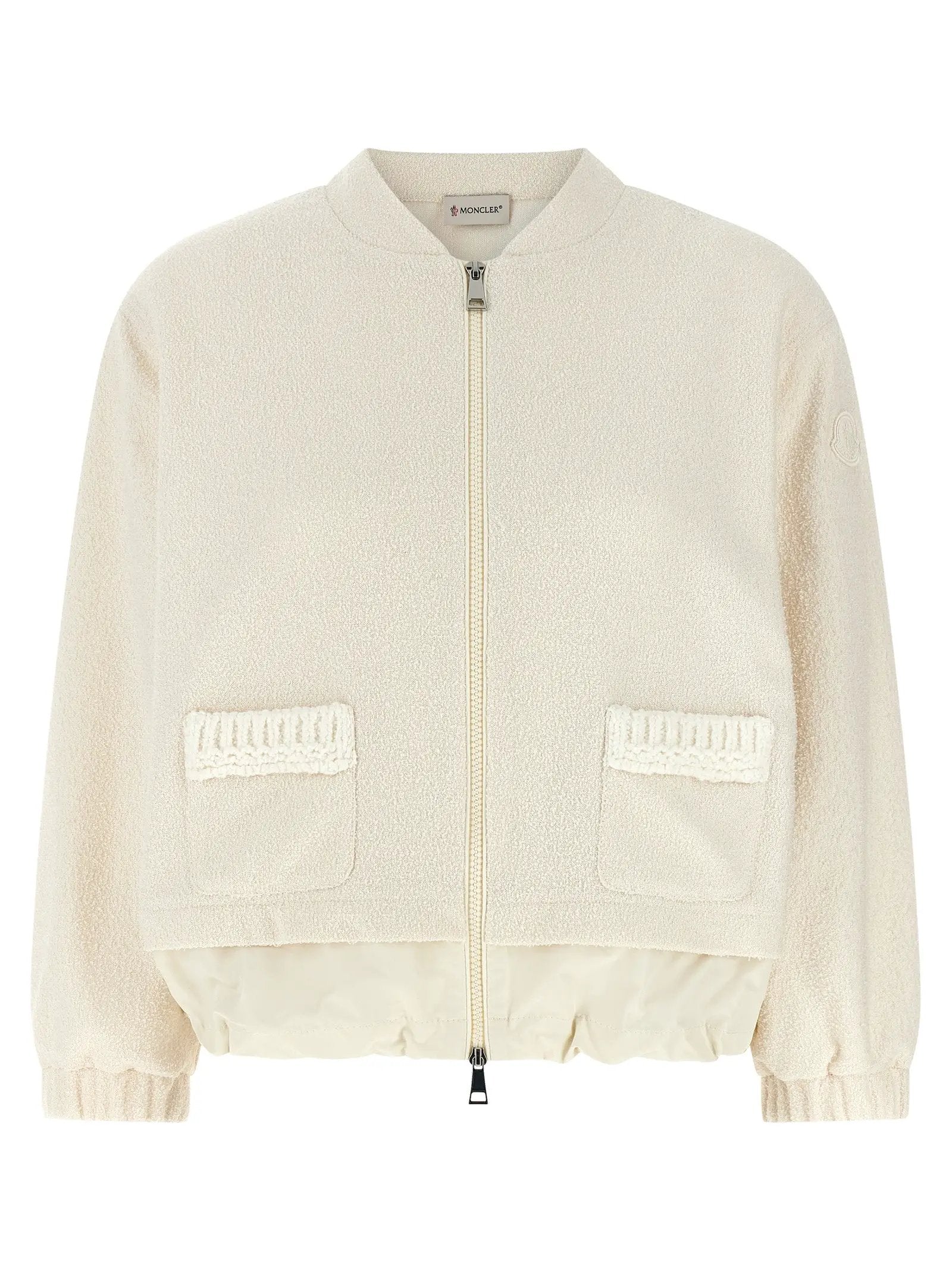 Moncler White Polyester Cardigan
