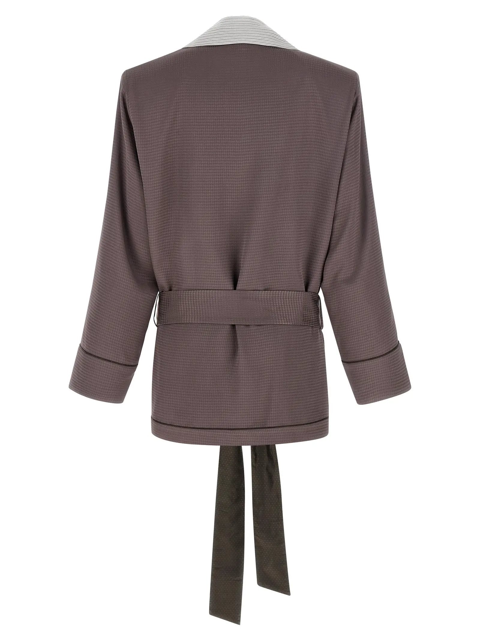 The Attico Purple Viscose Blazer