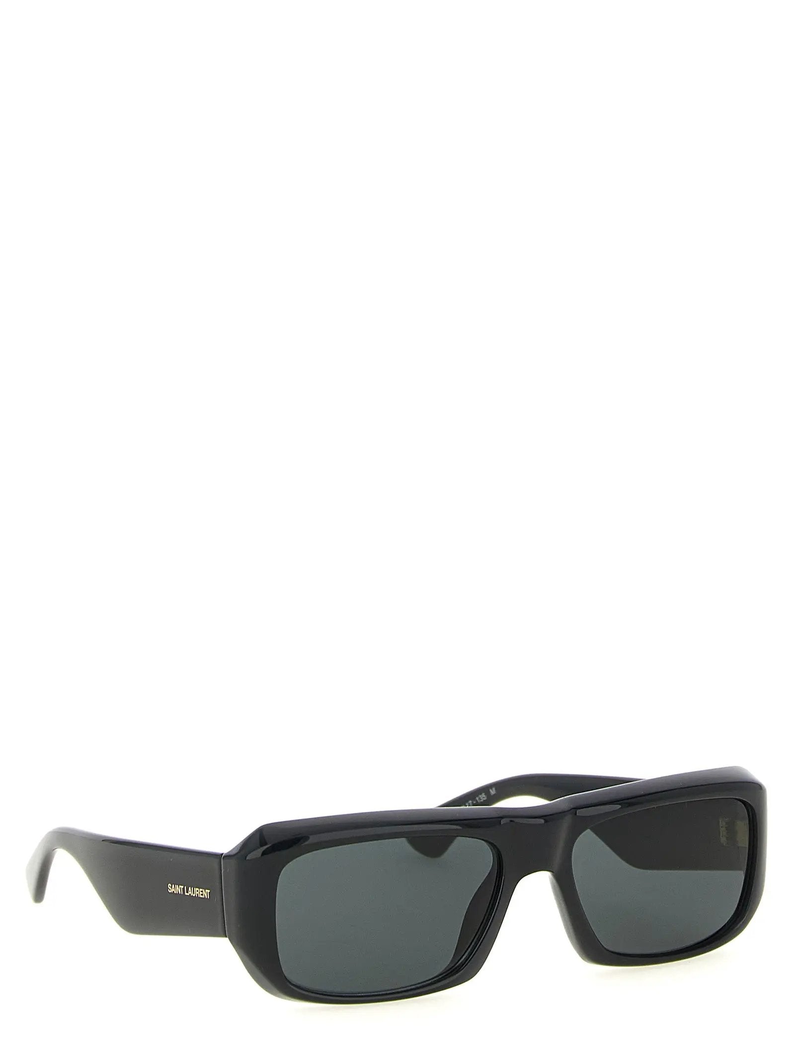 Lunettes de soleil Saint Laurent en acétate noir