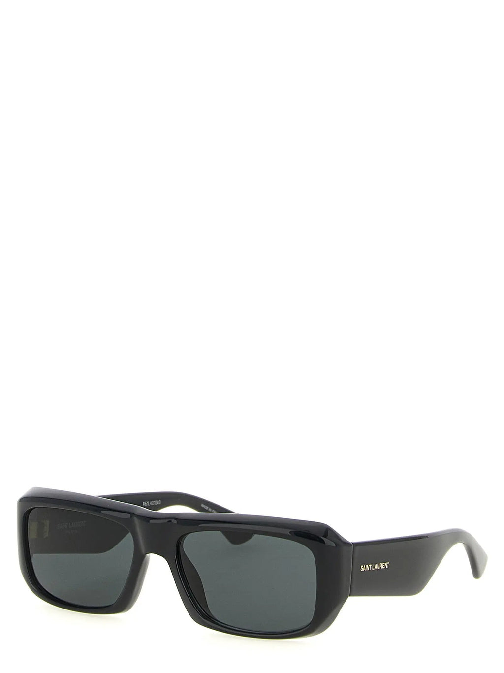 Lunettes de soleil Saint Laurent en acétate noir