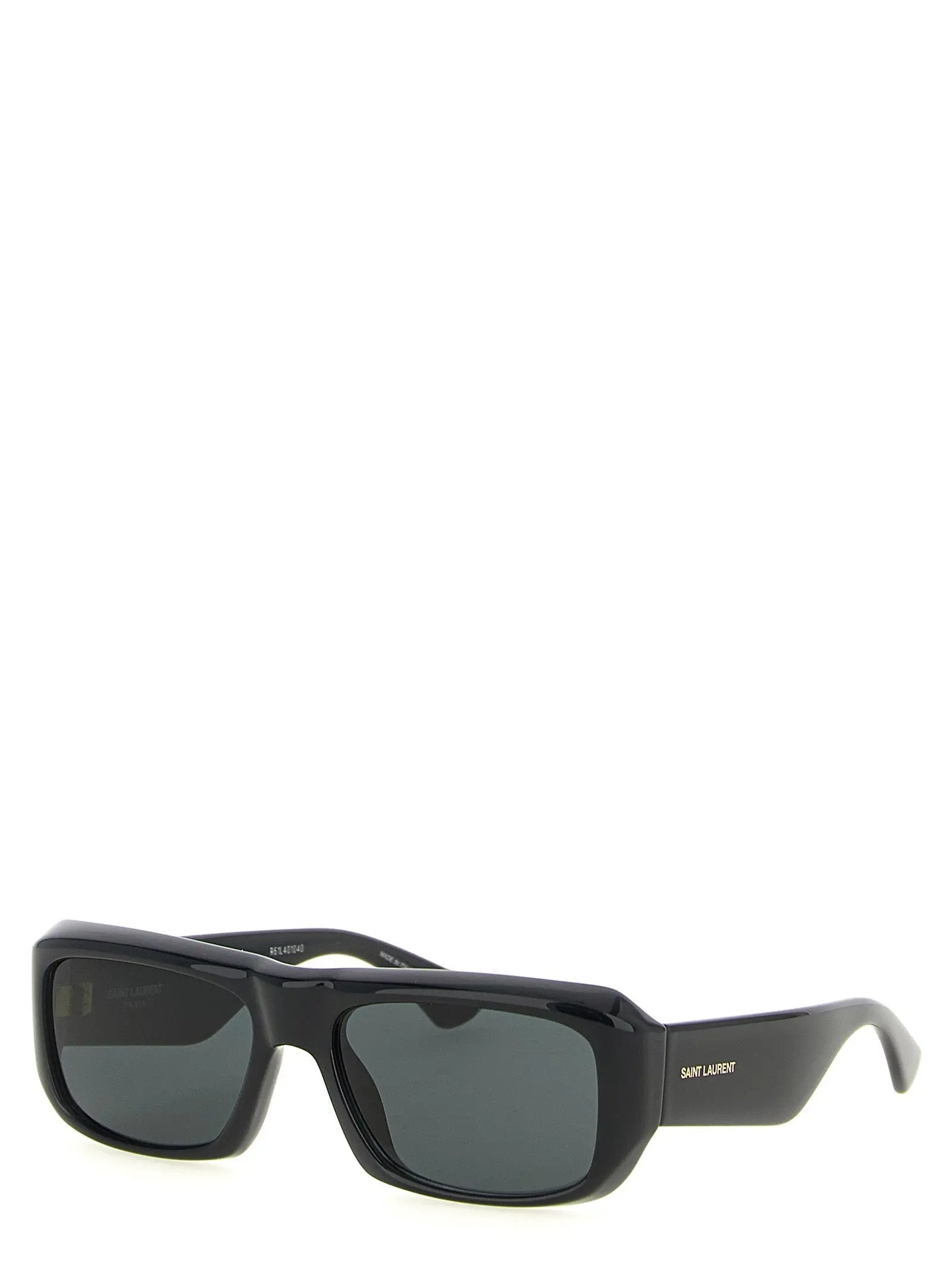 Lunettes de soleil Saint Laurent en acétate noir