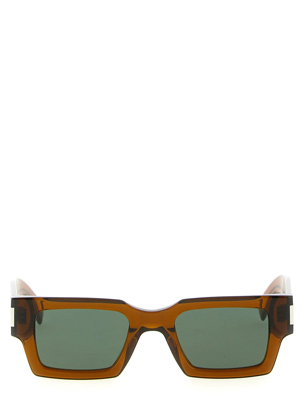 Lunettes de soleil Saint Laurent en acétate marron