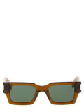 Lunettes de soleil Saint Laurent en acétate marron