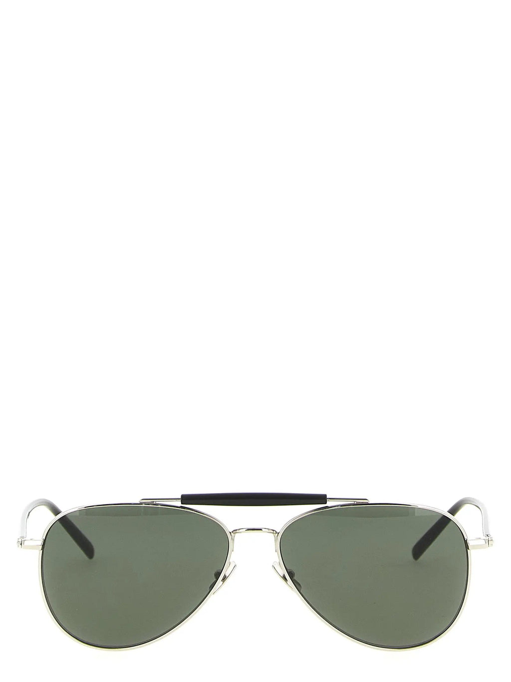 Saint Laurent Silver Acetate Sunglasses