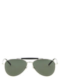 Saint Laurent Silver Acetate Sunglasses