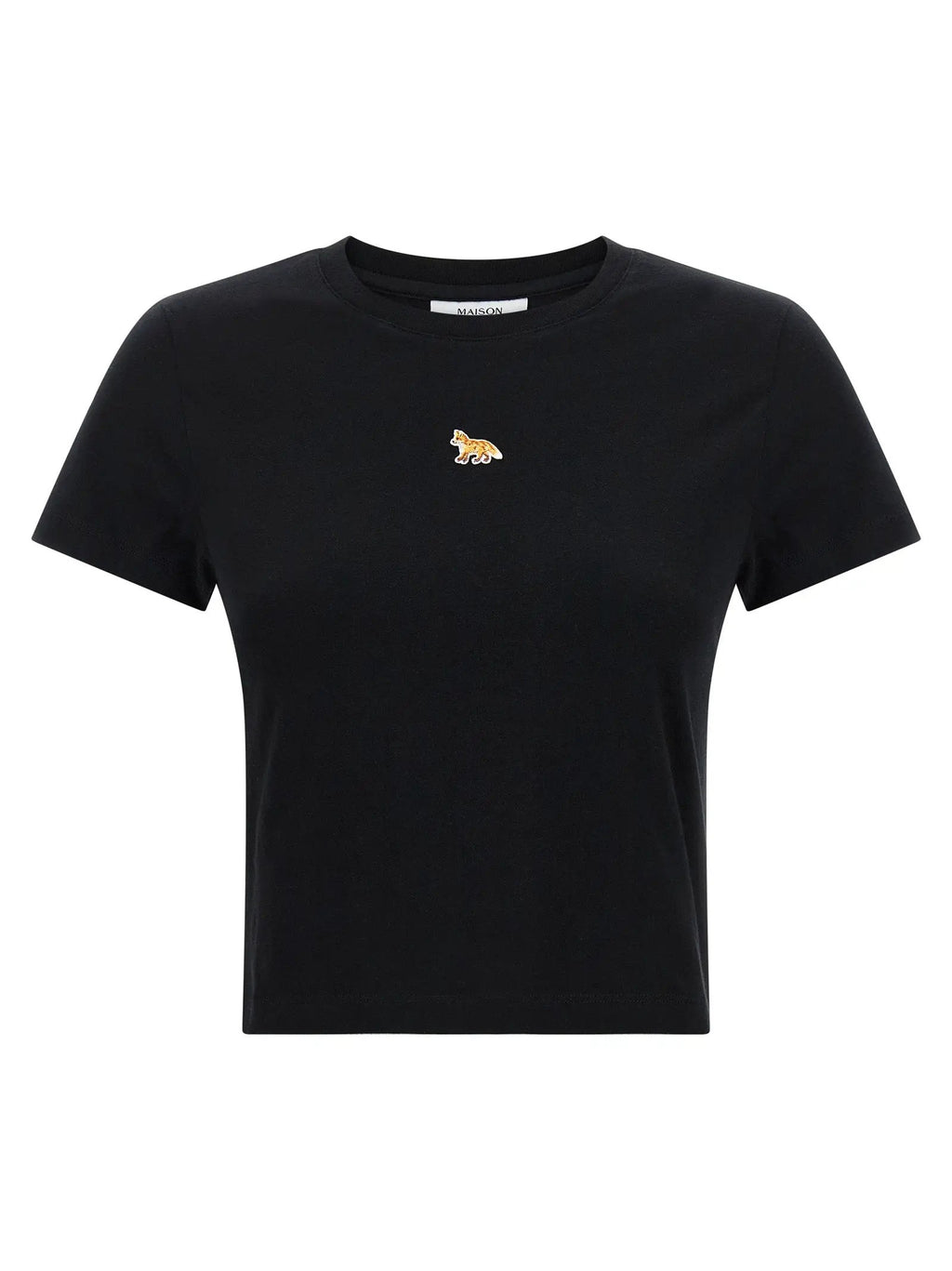 Maison Kitsuné Black Cotton T-Shirt