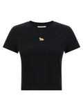 Maison Kitsuné Black Cotton T-Shirt