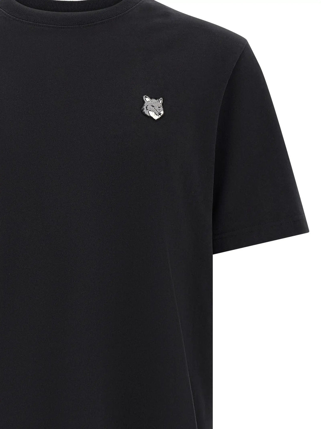 Maison Kitsuné Black Cotton T-Shirt