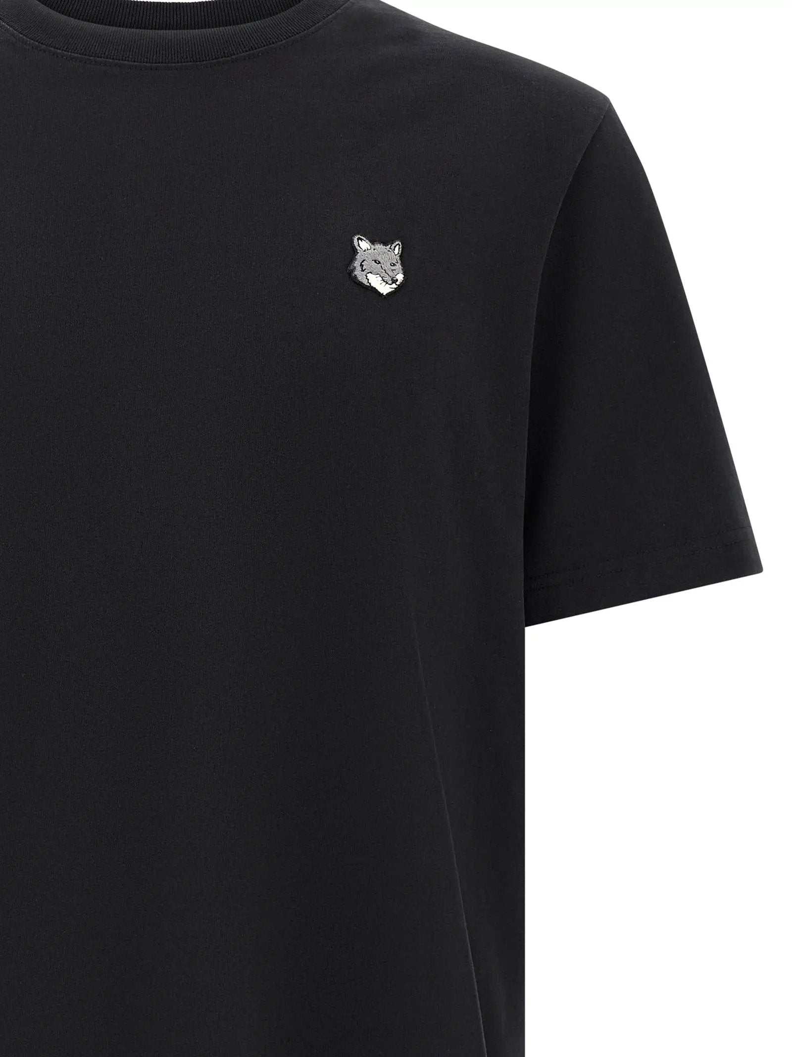 Maison Kitsuné Black Cotton T-Shirt
