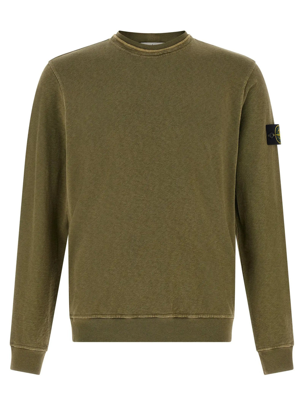 Stone Island Bicolor Cotton Sweatshirt