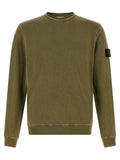 Stone Island Bicolor Cotton Sweatshirt