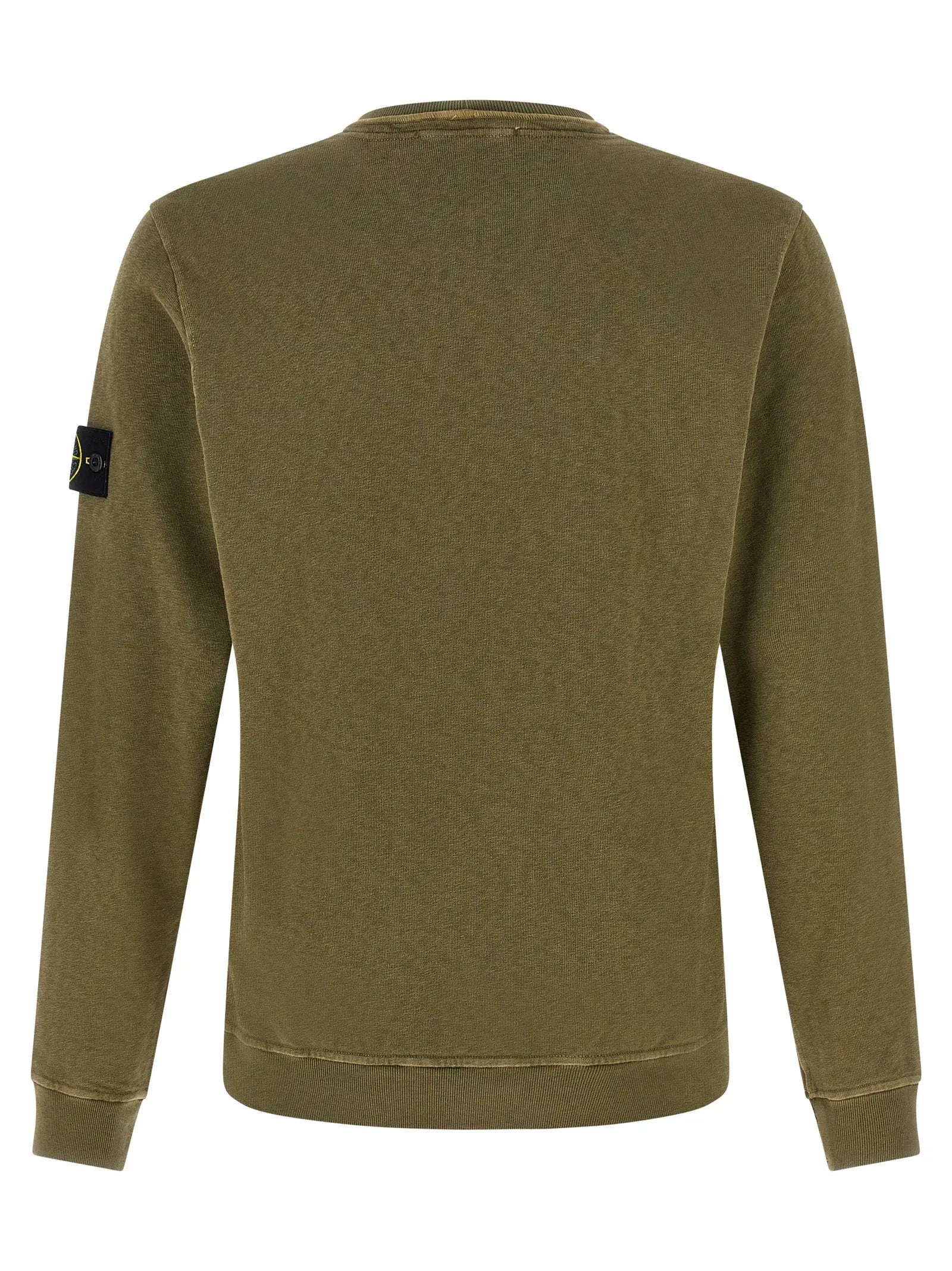 Stone Island Bicolor Cotton Sweatshirt