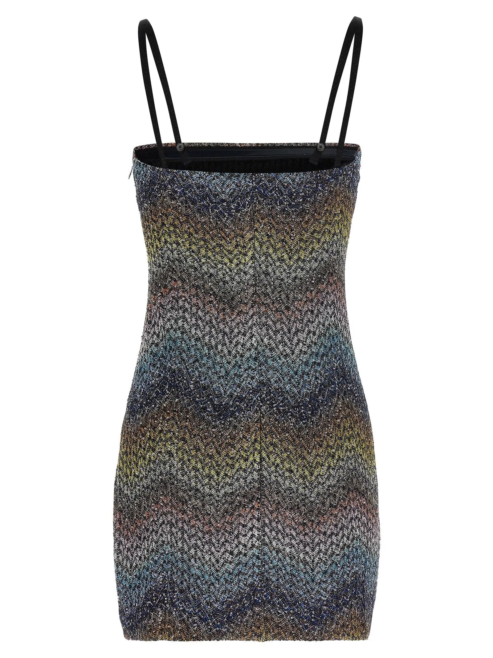 Missoni Multicolor Viscose Short Dress