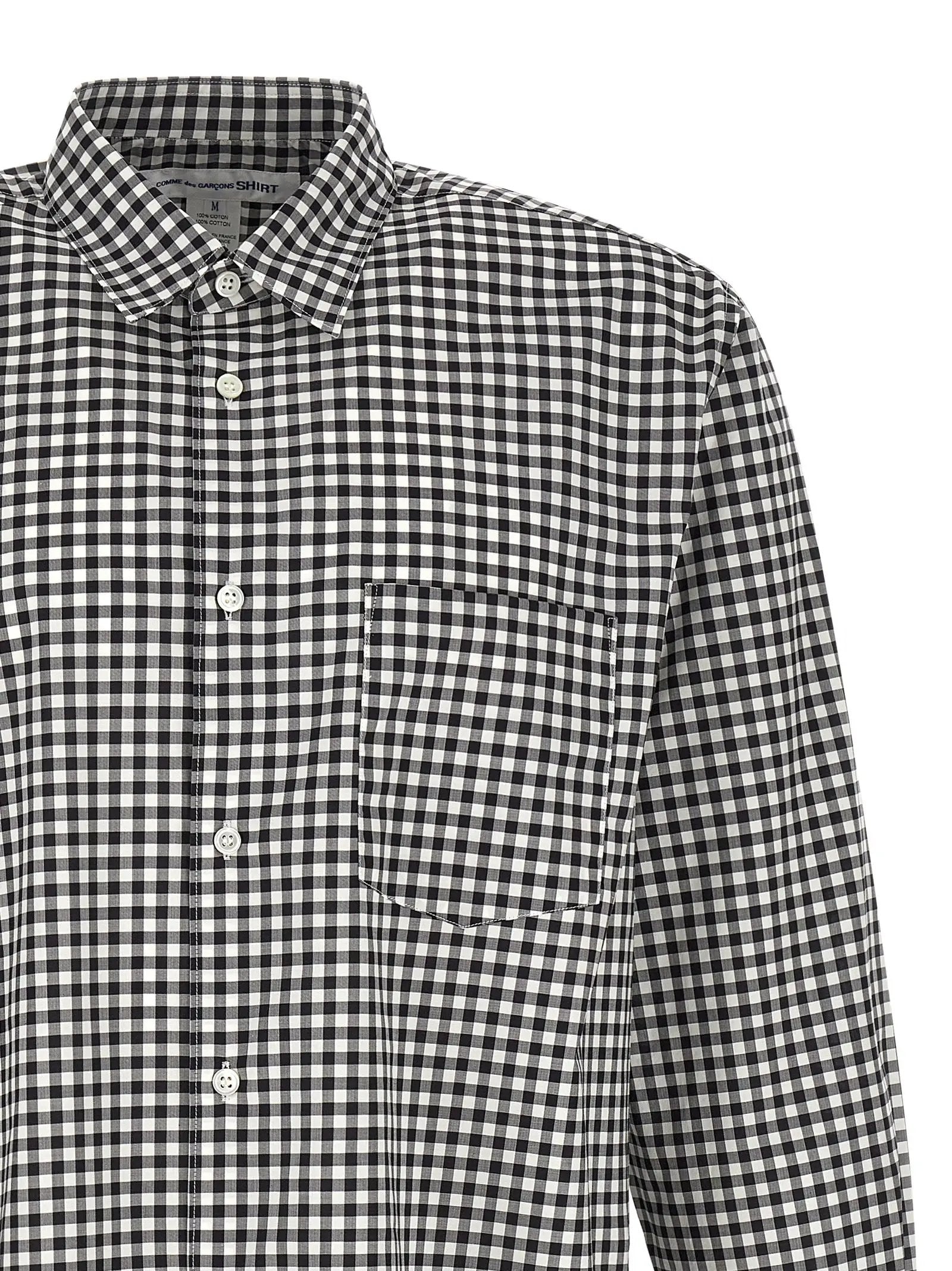 Comme Des Garçons Black Cotton Blouse