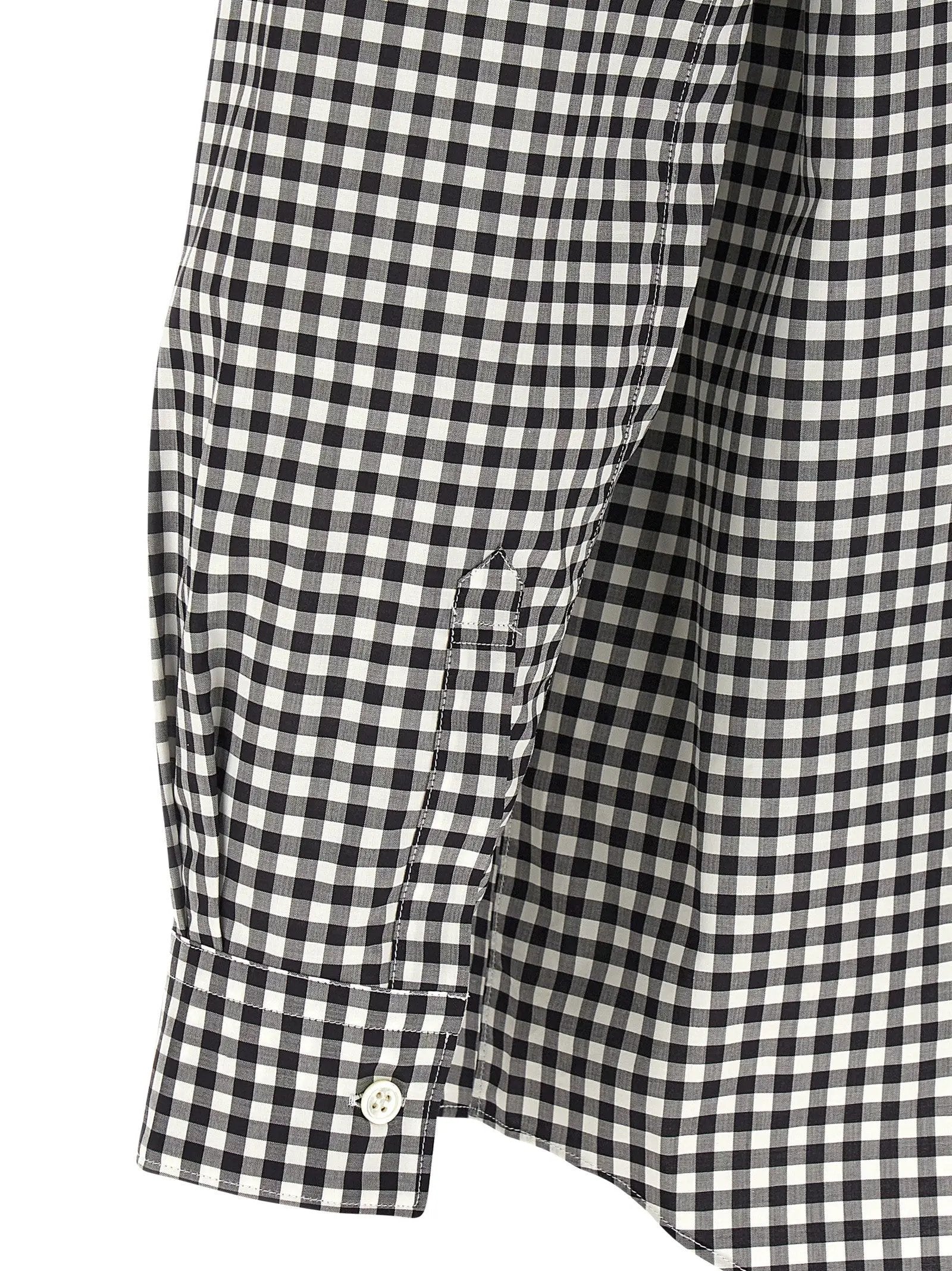 Comme Des Garçons Black Cotton Blouse