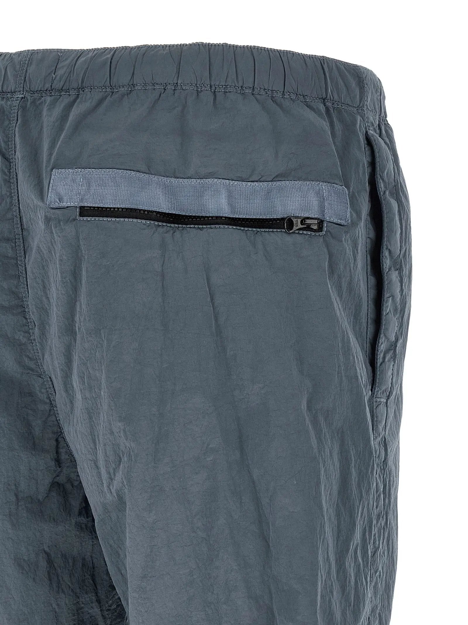 Stone Island Blue Polyamide Joggers (Workout Pants)