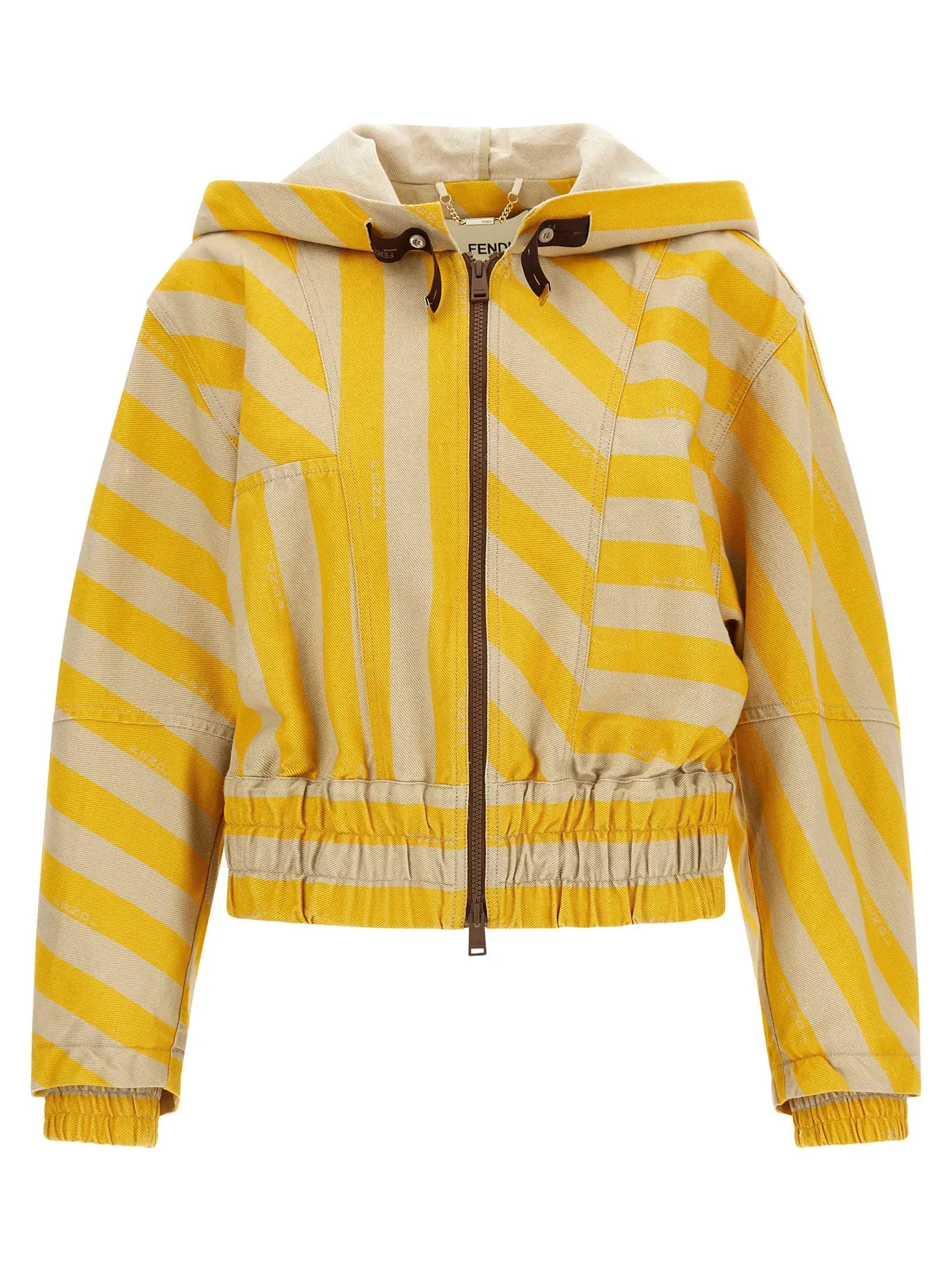 Fendi Bicolor Cotton Jacket