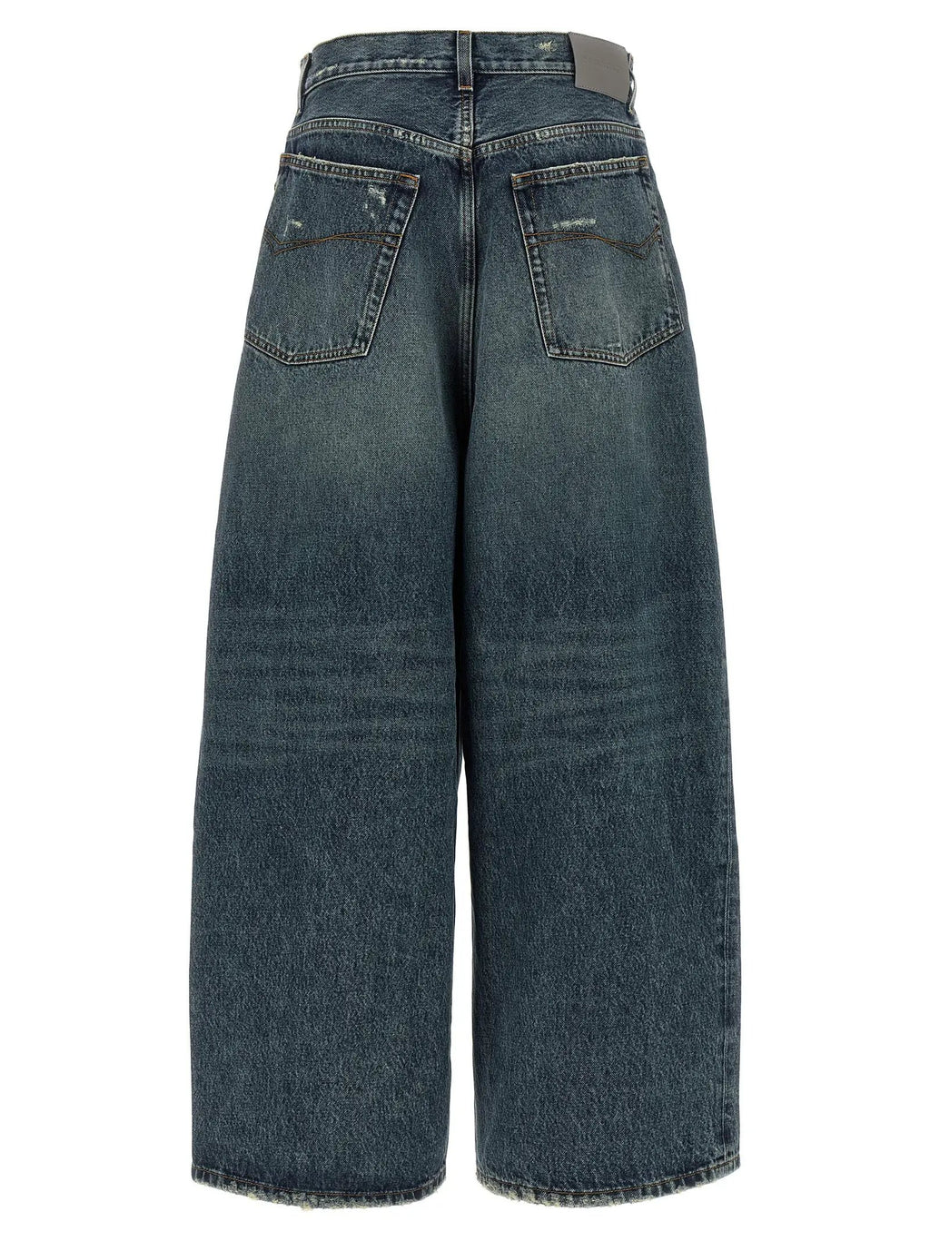 Jean Balenciaga bleu en coton coupe décontractée