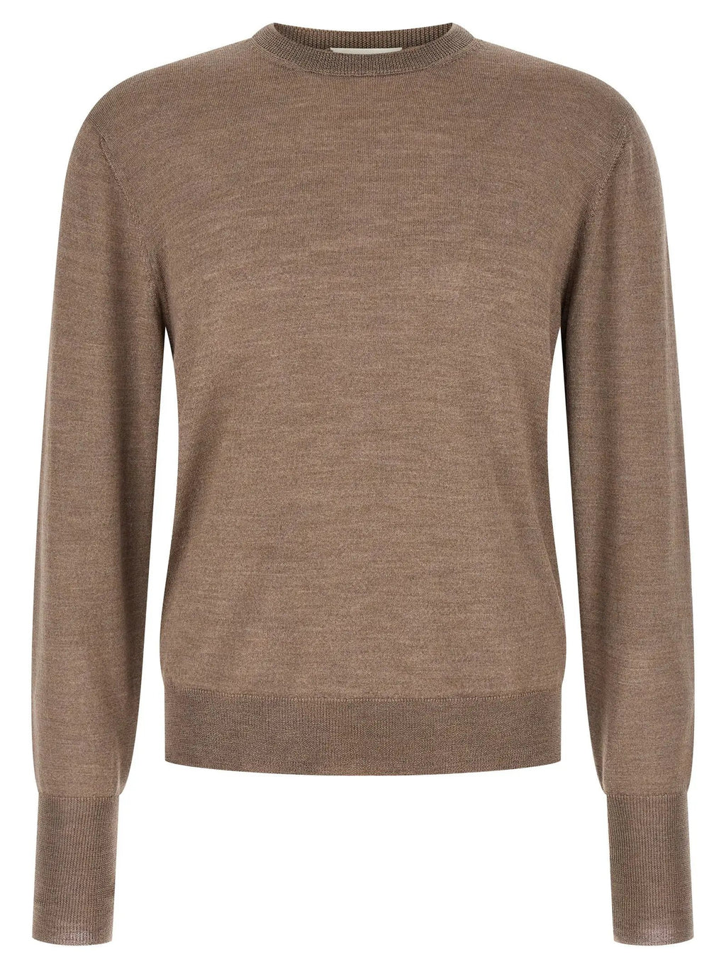 MA'RY'YA Gray Virgin Wool Cardigan