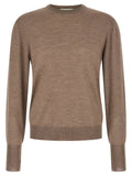 MA'RY'YA Gray Virgin Wool Cardigan