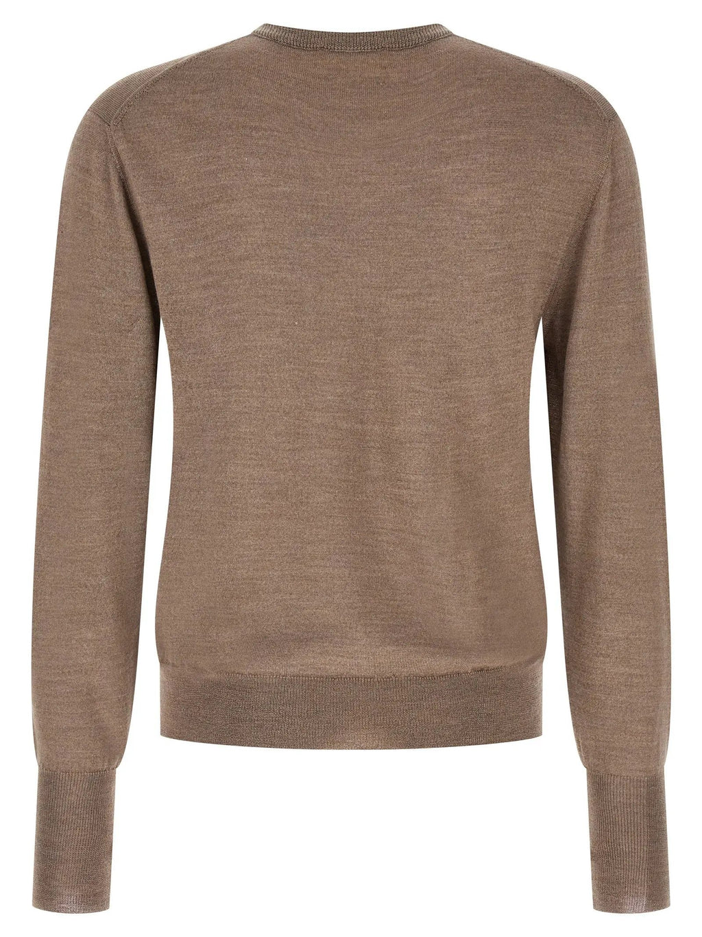 MA'RY'YA Gray Virgin Wool Cardigan