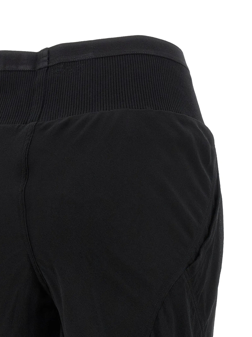 Rick Owens Black Silk Flared Pants
