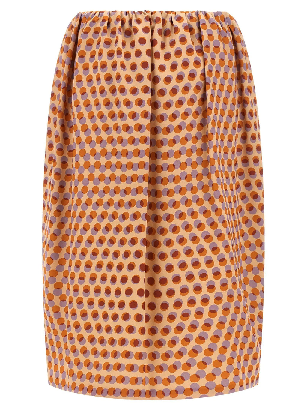Dries Van Noten Multicolor Silk Midi Skirt