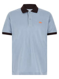 Lacoste Blue Cotton Polo Shirt