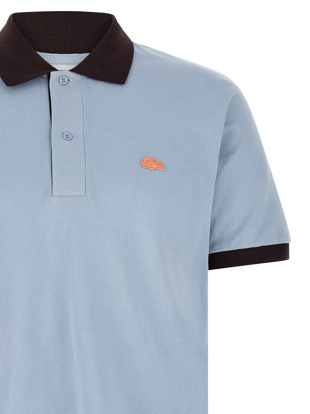 Lacoste Blue Cotton Polo Shirt
