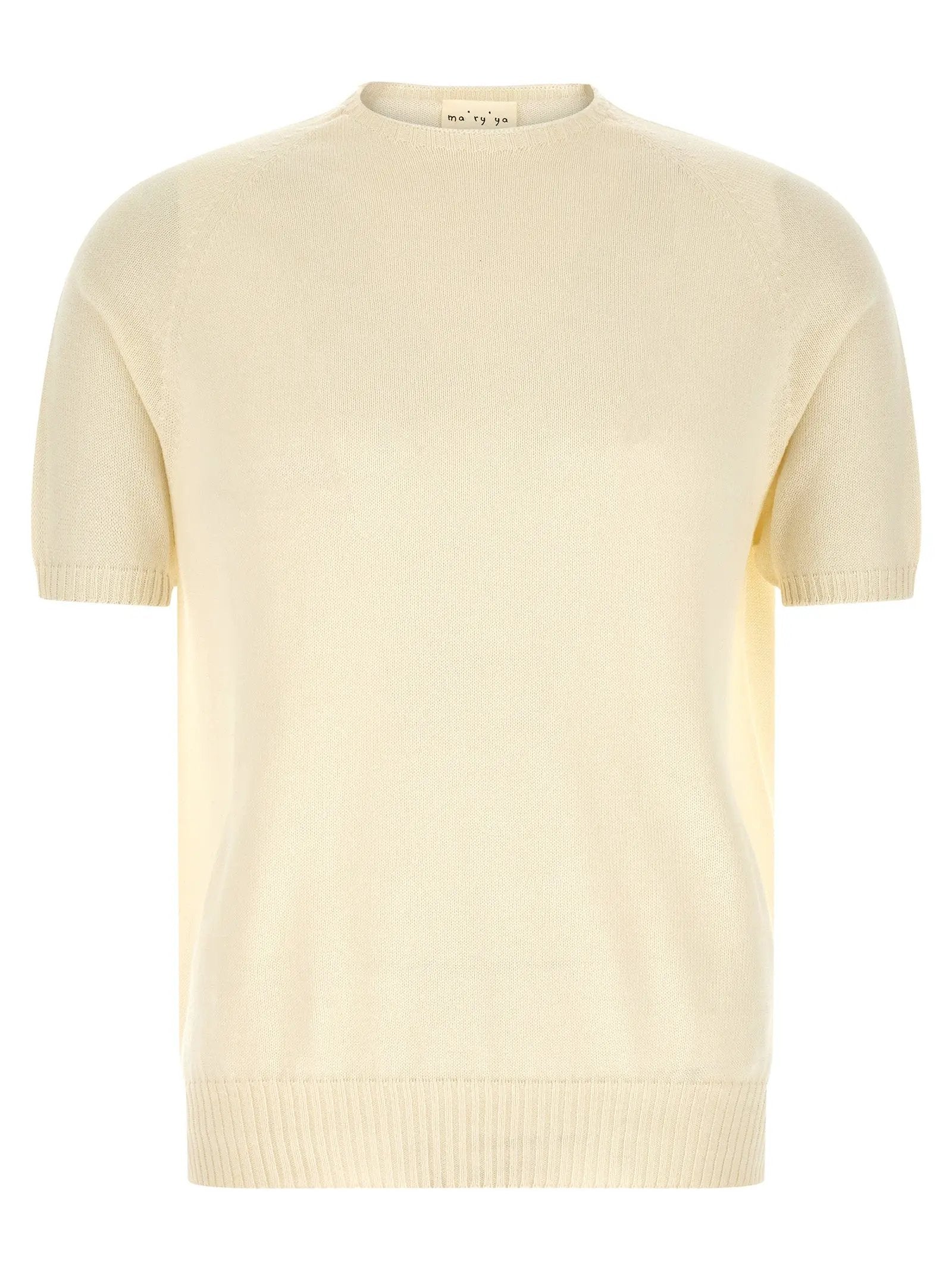 MA'RY'YA White Cotton Cardigan