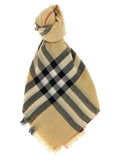 Écharpe en laine beige Burberry