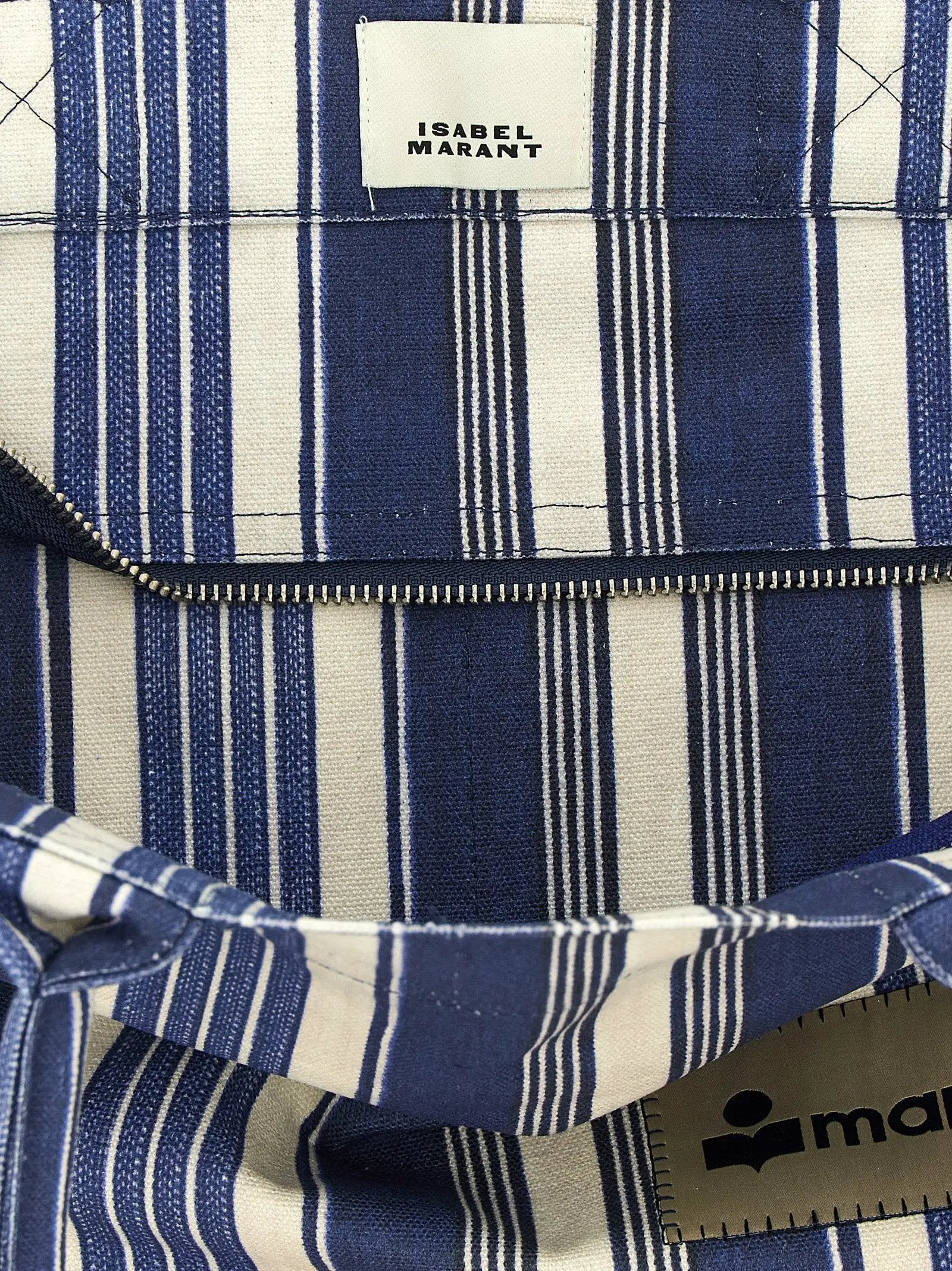 Isabel Marant Blue Cotton Tote Bag