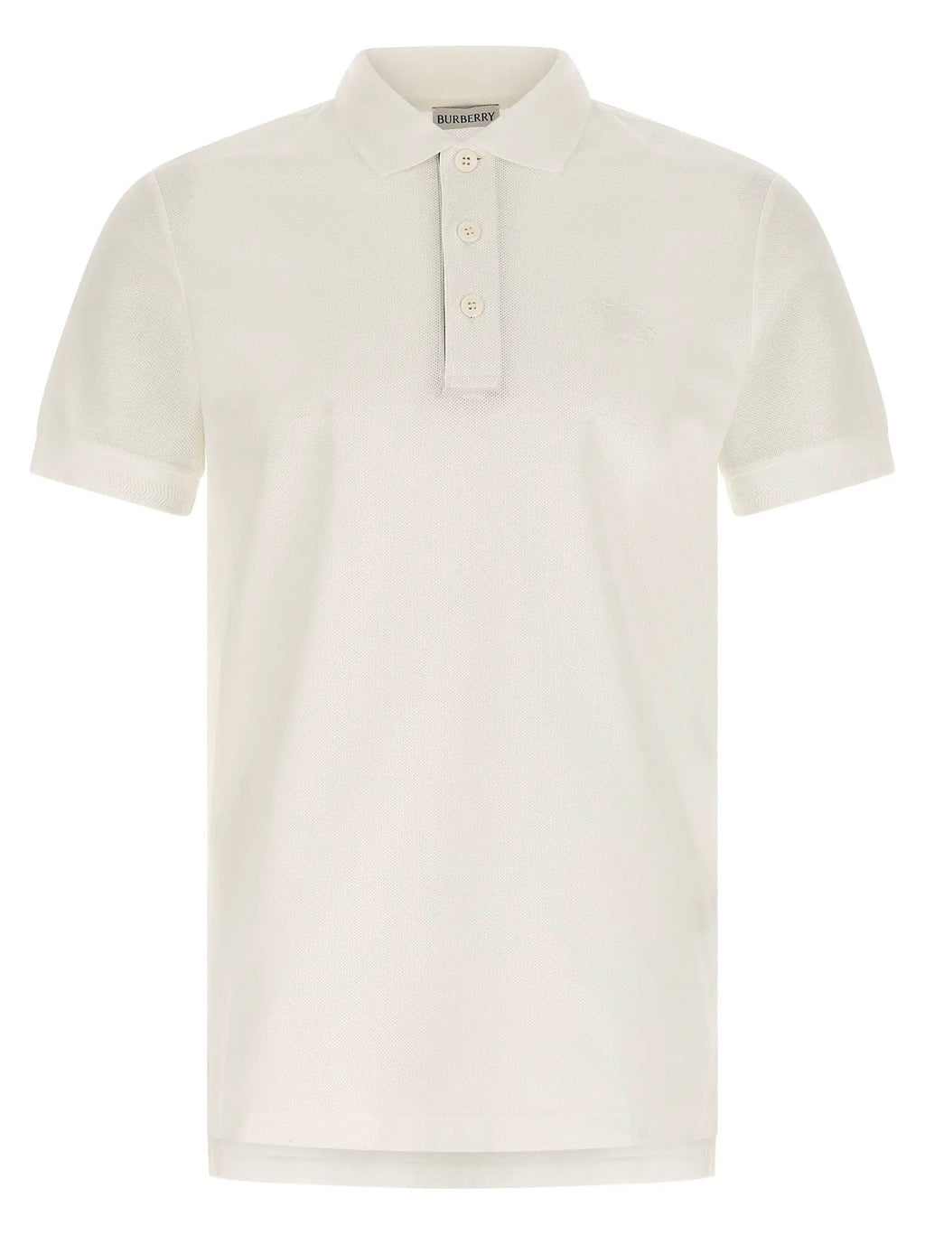 Polo Burberry en coton blanc