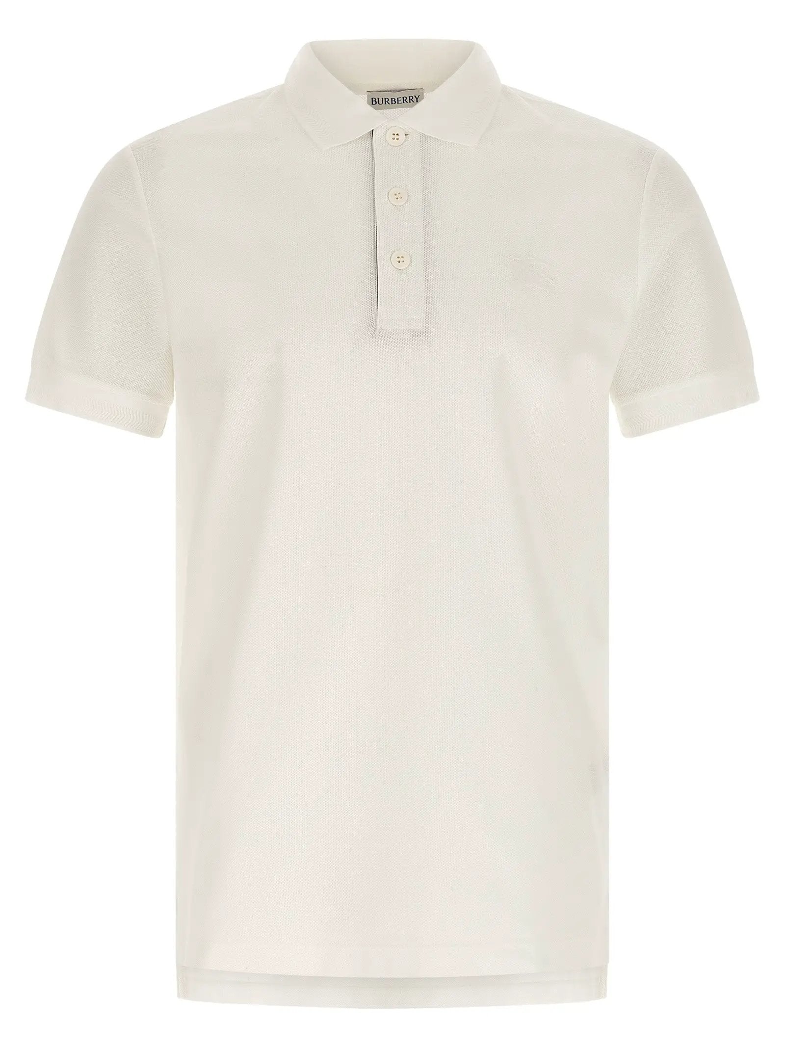 Polo Burberry en coton blanc