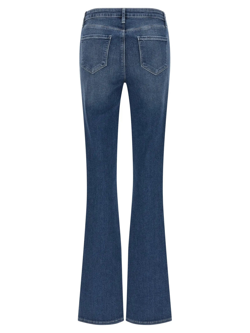 L'Agence Blue Cotton Flared Jeans