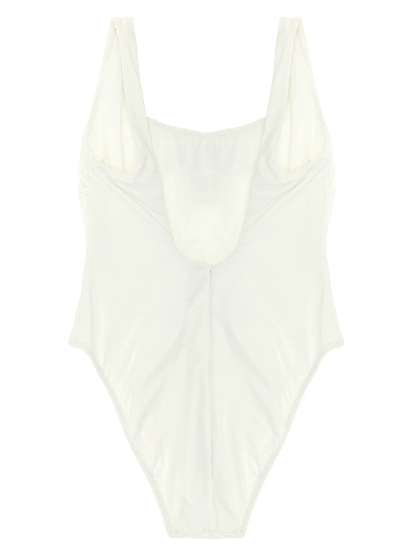 Polo Ralph Lauren White Nylon One-Piece Swimsuit