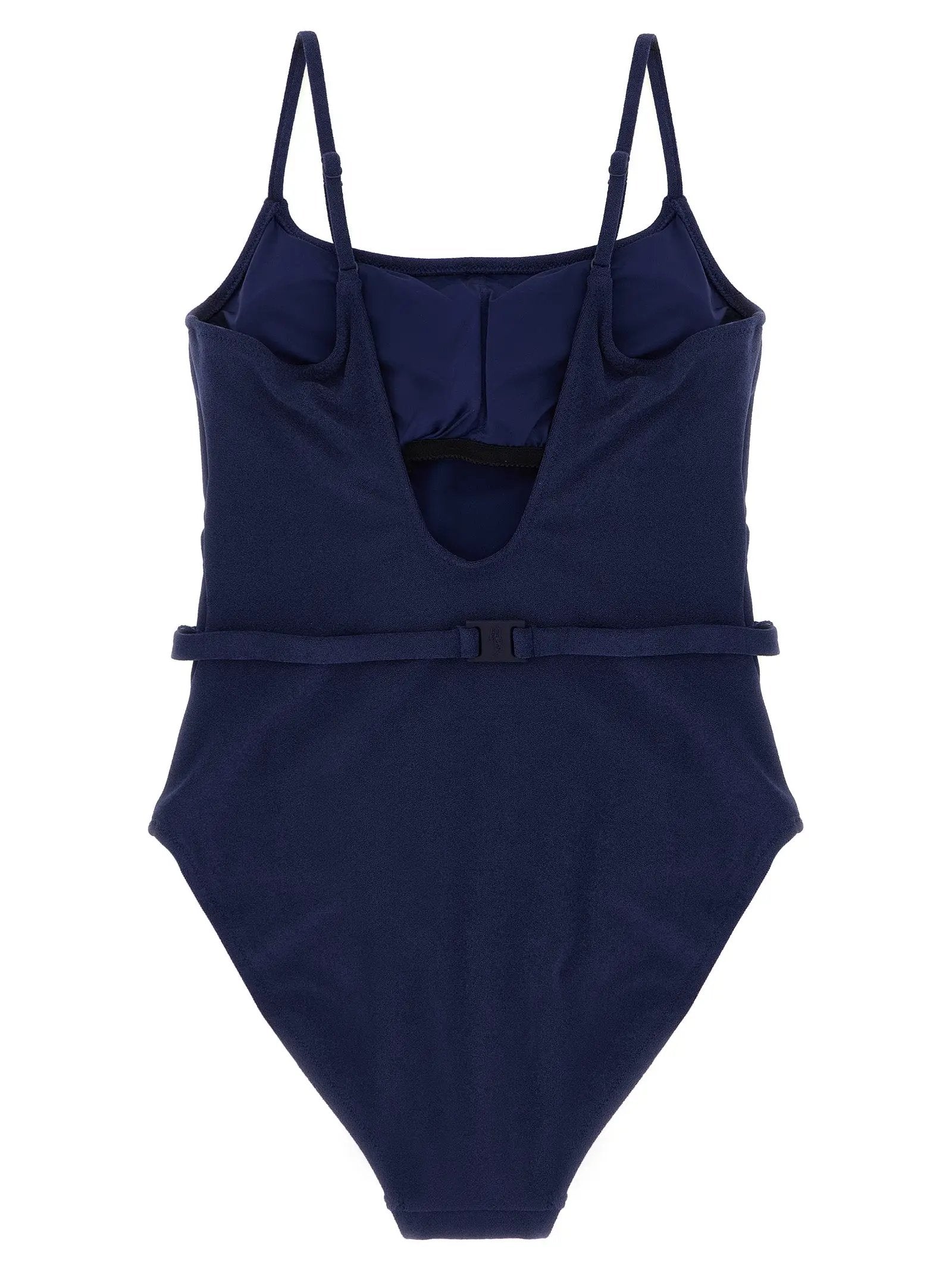 Polo Ralph Lauren Blue Polyester One-Piece Swimsuit