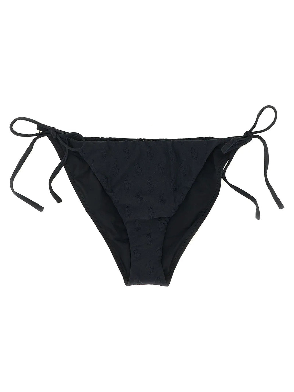 Polo Ralph Lauren Black Recycled Polyester Bikini