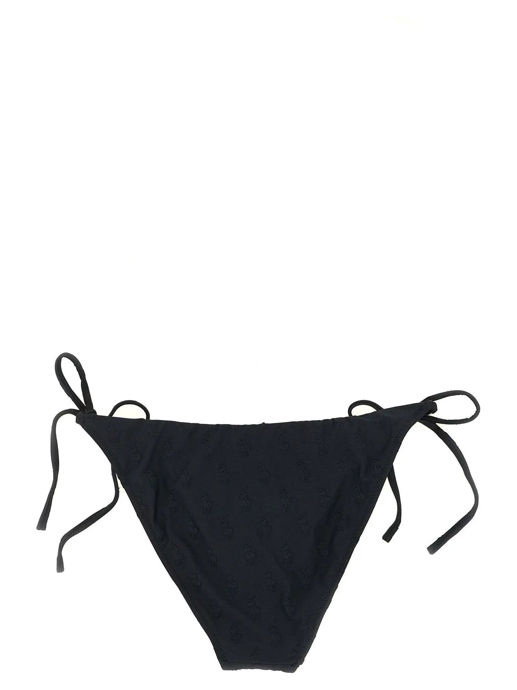 Polo Ralph Lauren Black Recycled Polyester Bikini
