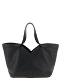 Saint Laurent Black Calfskin Tote Bag