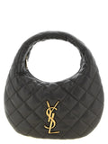 Saint Laurent Brown Lamb Leather Handbag