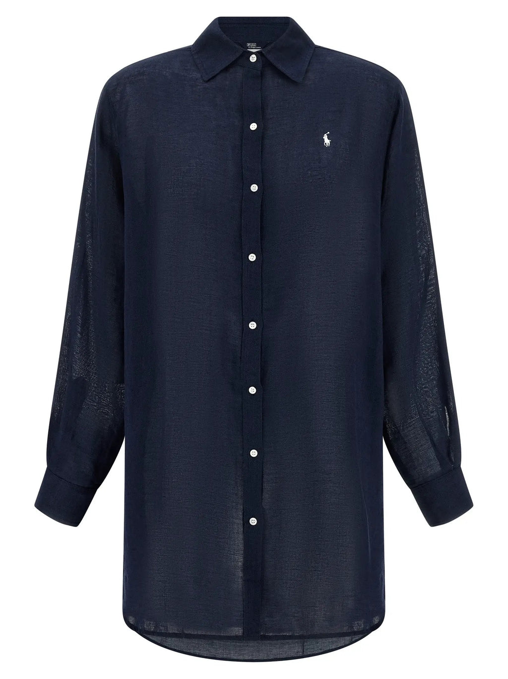 Polo Ralph Lauren Blue Organic Cotton Blouse