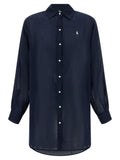 Polo Ralph Lauren Blue Organic Cotton Blouse