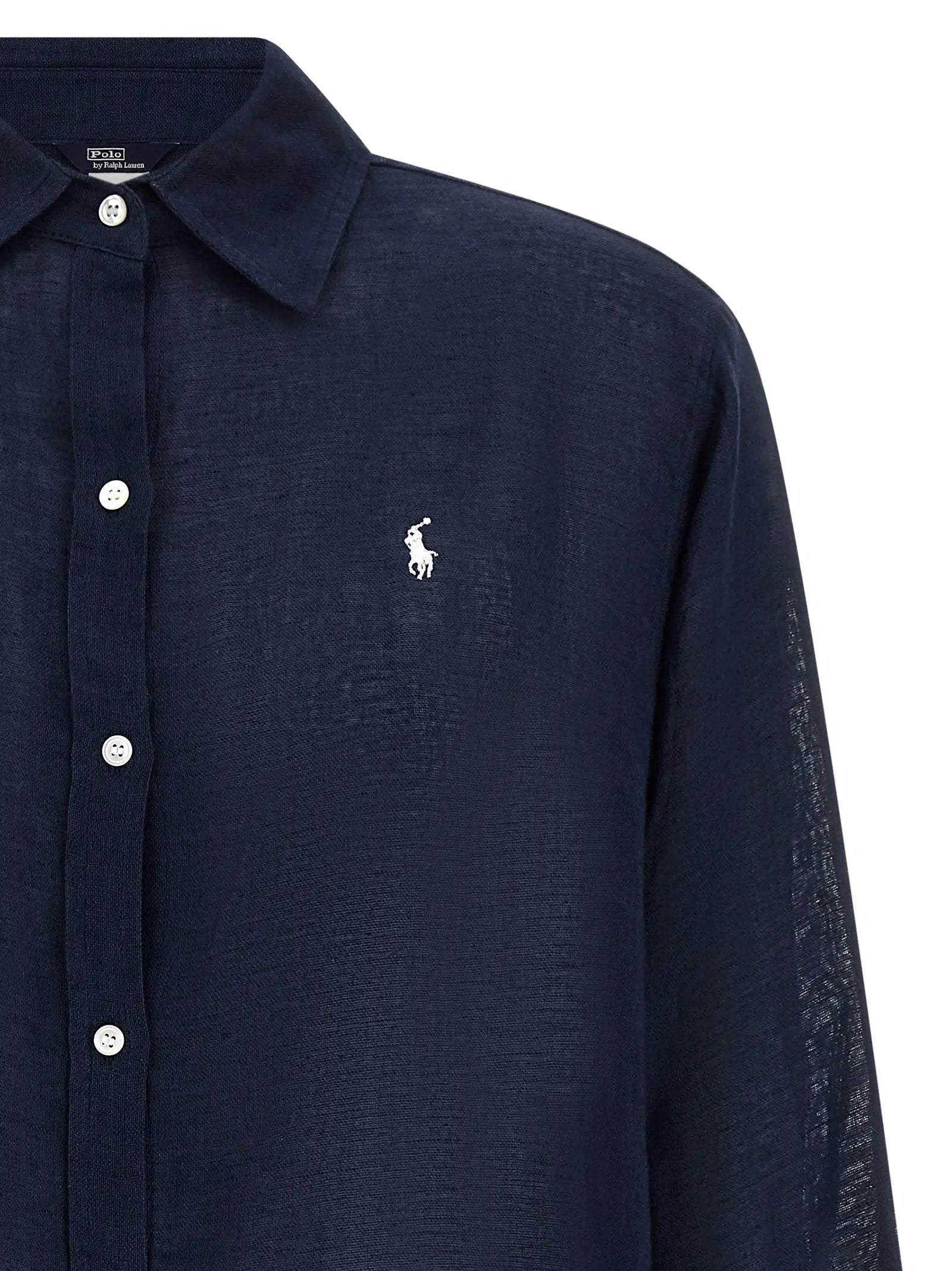 Polo Ralph Lauren Blue Organic Cotton Blouse