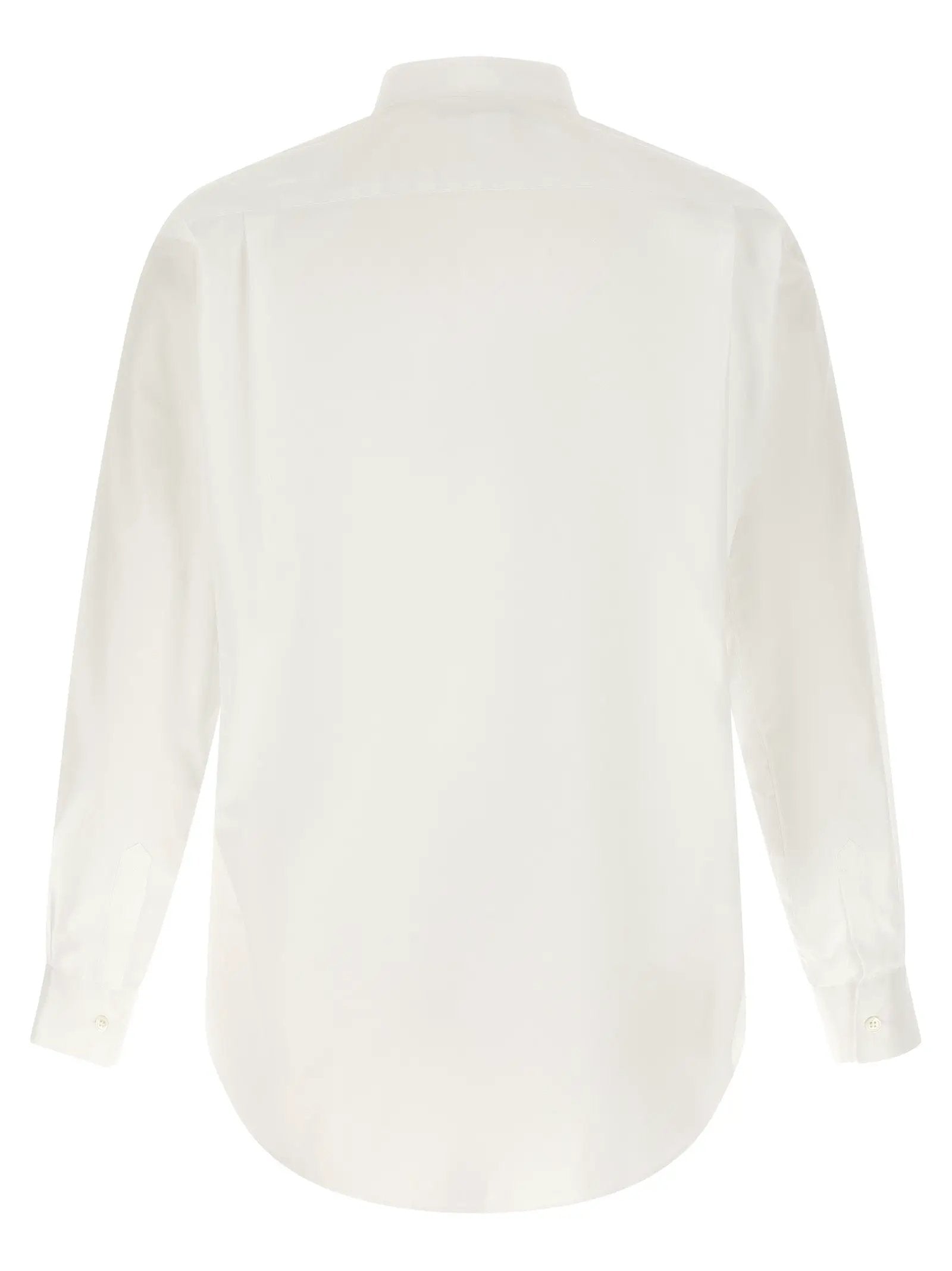Comme Des Garçons White Cotton Blouse
