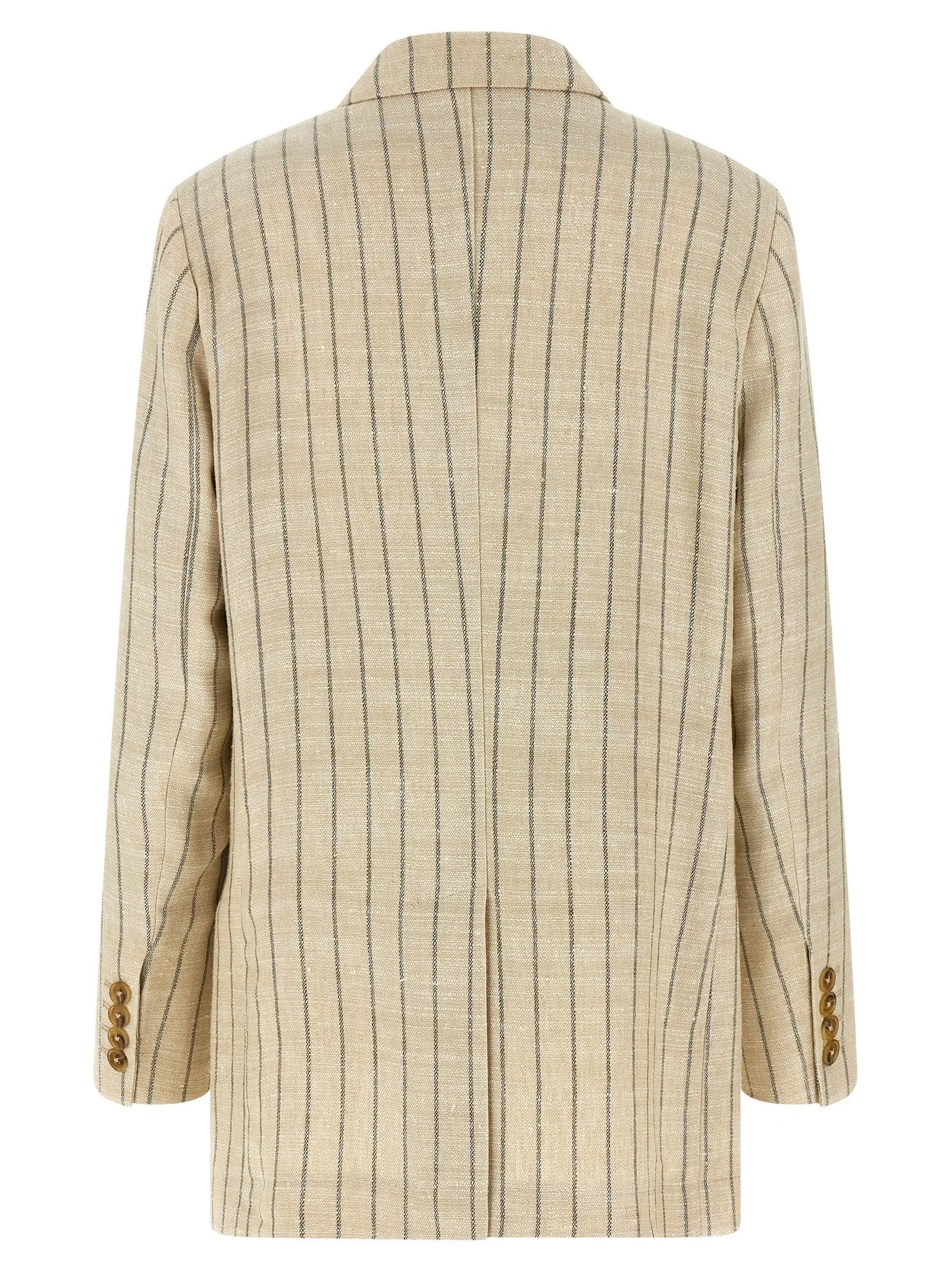 Blazé Milano Beige Cotton Blazer