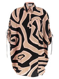 Emilio Pucci Multicolor Silk Short Dress
