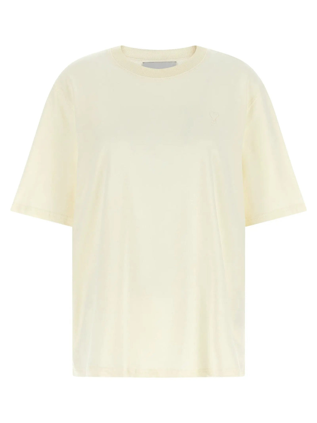 Ami Paris White Cotton T-Shirt