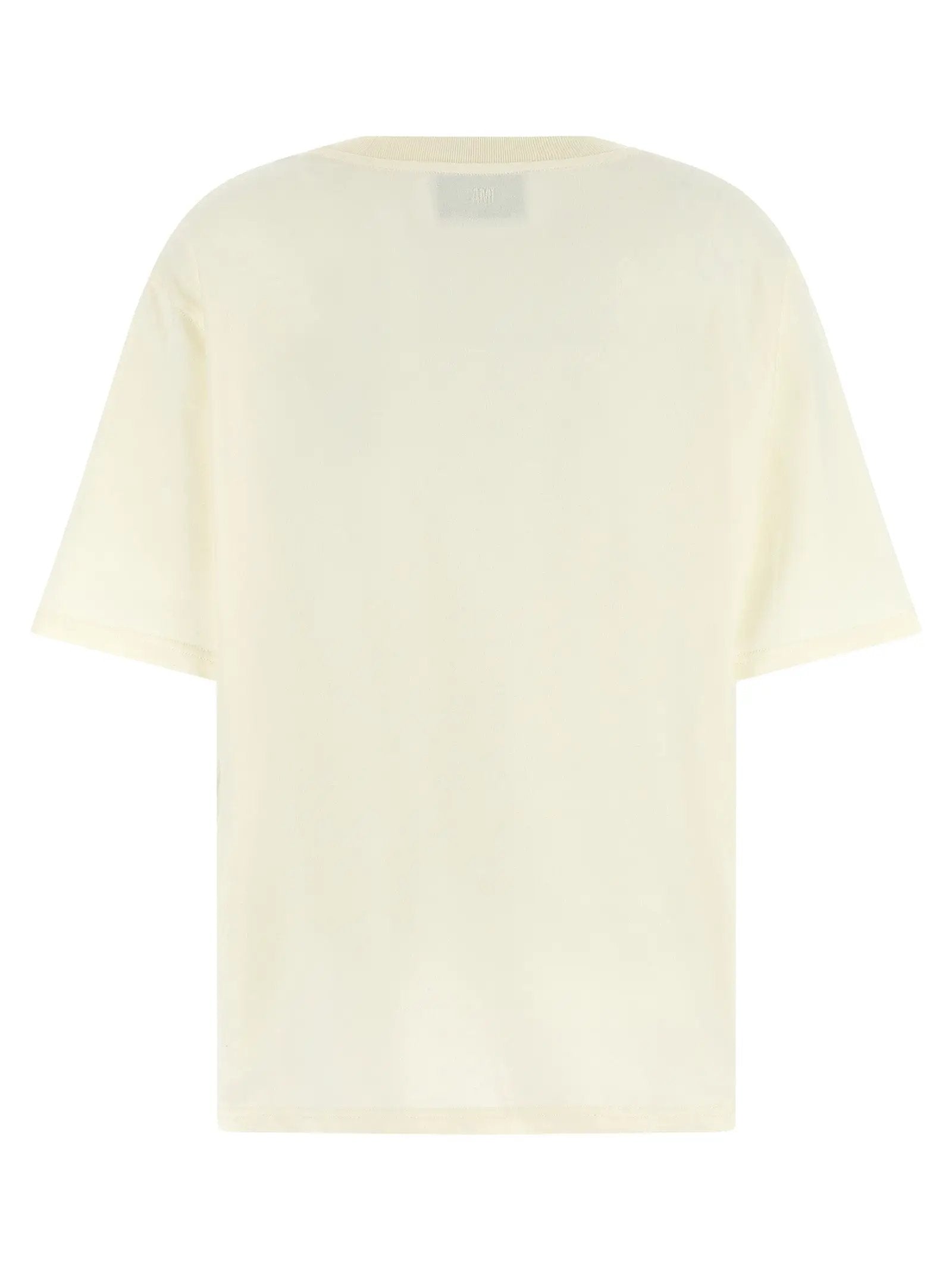 Ami Paris White Cotton T-Shirt